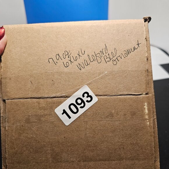 Waterford Killeen Snow Bell Blown Glass Ornament SILVER Glitter 4.25"   READ - Picture 9 of 9